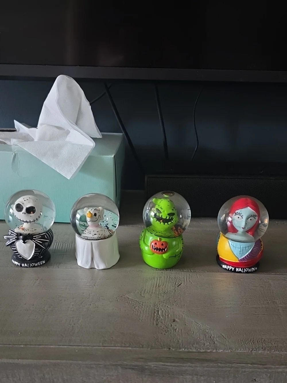 Halloween Character Snow Globe Set - 4 Decorative Globes 2.5